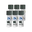 Rust-Oleum 334072-6PK Painter's Touch 2X Ultra Cover Spray Paint, 12 oz, Satin Hunt Club Green, 6 Pack