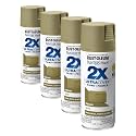 Rust-Oleum 334077 Painter's Touch 2X Ultra Cover Spray Paint, 12 oz, Satin Oregano (Pack of 4)