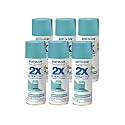 Rust-Oleum 334090-6PK Painter's Touch 2X Ultra Cover Spray Paint, 12 oz, Satin Vintage Teal, 6 Pack