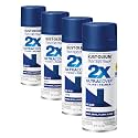 Rust-Oleum 334093 Painter's Touch 2X Ultra Cover Spray Paint, 12 oz, Satin Ink Blue (Pack of 4)