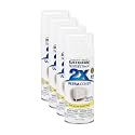Rust-Oleum 334098 Painter's Touch 2X Ultra Cover Spray Paint, 12 oz, Semi-Gloss White (Pack of 4)