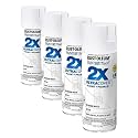 Rust-Oleum 346950 Painter's Touch 2X Ultra Cover Spray Paint, 12 oz, Satin Blossom White (Pack of 4)