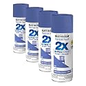 Rust-Oleum 383202 Painter's Touch 2X Ultra Cover Spray Paint, 12 oz, Satin Iris (Pack of 4)