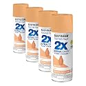 Rust-Oleum 389908- Painter's Touch 2X Ultra Cover Spray Paint, 12 oz, Fuzzy Peach (Pack of 4)