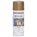 Rust-Oleum 7274830 Stops Rust Outdoor Metallic Finish Spray Paint (Antique Brass, 312 grams)