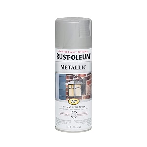 rust-oleum 7277830 stops rust outdoor metallic finish spray paint matte nickel 312 grams