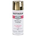Rust-Oleum 7710830 Stops Rust Bright Coat Metallic Finish Spray Paint (Gold, 312 grams)