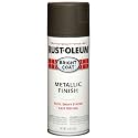 Rust-Oleum 7713830 Stops Rust Bright Coat Metallic Finish Spray Paint (Dark Bronze, 312 grams)