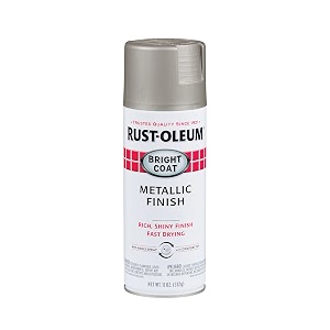 rust-oleum 7715830 stops rust bright coat metallic finish spray paint aluminum 312 grams