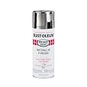 Rust-Oleum 7718830 Stops Rust Bright Coat Metallic Finish Spray Paint (Gloss Chrome, 312 grams)
