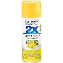 Rust-Oleum Painter's Touch 2X Ultra Cover Spray Paint, Gloss Sun Yellow