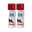 Rust-Oleum Painter's Touch 2X Ultra Cover Spray Paint, Gloss Colonial Red