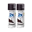 Rust-Oleum Painter's Touch 2X Ultra Cover Spray Paint, Satin Dark Walnut