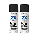 Rust-Oleum Painter's Touch 2X Ultra Cover Spray Paint, Ultra Matte Black