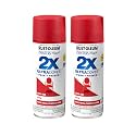 Rust-Oleum Painter's Touch 2X Ultra Cover Spray Paint, Satin Apple Red