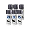 Rust-Oleum Painter's Touch 2X Ultra Cover Spray Paint, Satin Canyon Black