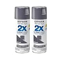 Rust-Oleum Painter's Touch 2X Ultra Cover Spray Paint, Gloss Dark Gray