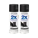 Rust-Oleum Painter's Touch 2X Ultra Cover Spray Paint, Semi-Gloss Black