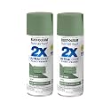 Rust-Oleum Painter's Touch 2X Ultra Cover Spray Paint, Satin Moss Green