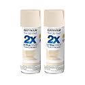 Rust-Oleum Painter's Touch 2X Ultra Cover Spray Paint, Satin Ivory Silk