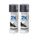 Rust-Oleum Painter's Touch 2X Ultra Cover Spray Paint, Satin Canyon Black