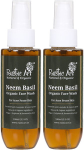 RUSTIC ART Neem Basil 100ml pack of