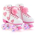 Ruthfot Women's Classic Roller Skates, Light up Wheels