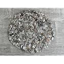 Rutilated Quartz Mixed Chips – Natural Mini Rutilated Quartz Mixed Stones, Crushed Undrilled Rutilated Quartz Mixed, Semi-Tumbled Genuine Rutilated Quartz Mixed (10 lbs Bulk)