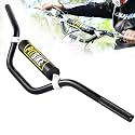 7/8" Dirt bike Handlebars with Foam Pad, Black Motorcycle Handlebars
