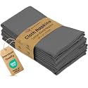 Ruvanti Cloth Napkins Set of 1, Cotton Enrich 18”x18” - Burgundy