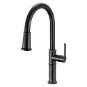 Ruvati Idris Matte Black Pull-Down Kitchen Faucet with Sprayer - RVF1239MB