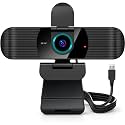 Pro QHD 2K/60fps Webcam, External USB Web Camera for PC/Laptop