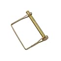 RV Designer H431 - 1/4" x 3" Safety Lock Pin with Chain, 1 pk
