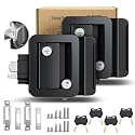 RV Door Lock, Camper Door Lock with Deadbolt, 2 Locks Different Keys