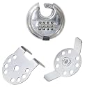RV Double Propane Tank Locking Device 1/2”-13 Threads Shaft Anti-Theft Dual Propane Tank RV Shackle Lock RV Gas Tank Passwork Lock Security