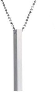 rv jewels long lasting leaf pendant  silver bar shining color with high quality alloy locket