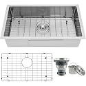 27x16x7 Inch RV sink,Undermount Single Bowl Kitchen Sink