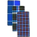 RAGINI RV Men's 100% Cotton Lungies - Pack of 3 (Multicolour_Free Size)
