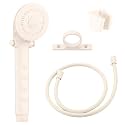 RV Shower Head with Hose, RV Outside Shower Parts with Pause Function, Outdoor Shower Replacement for RV, Camper, Van, Travel Trailer, Motorhome and Boat (Milky White)