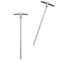 RV Waste Valve Extension Kit 2-Pack (9") - Heavy Duty TX9HPB Replacement Handle with Guide Rod, Compatible with Camper/Trailer Sewer Hose Systems