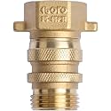 RV Water Pressure Regulation,3/4" Garden Hose Thread, for RV Camper, Hose, Trailer, Setting 35-45 Psi (Without Gauge)