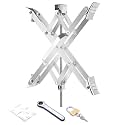 RV Wheel Chock XL Fit 3.5” to 17” Camper Wheel Chock Stabilizer Scissor with Accessories Pair for Travel Trailer, Heavy Duty Tire Wheel Chock Scissor Large Locking X Chock, Single Pack