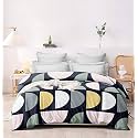 Premium Cotton Elastic Fitted Bedsheets with 2 King Size Pillow Covers | Double Bed with All Around Elastic 210 TC | (Queen, Black Box)