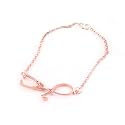 Doctor Stethoscope Heart Gold Love Heart Adjustable Heartbeat ECG Cardiogram Bracelet Doctors Day Gift