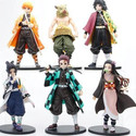 RVM Toys Demon Slayer Action Figure Set of 6 Size 16CM Toy for Car Dashboard, Cake Topper