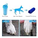 RvPaws Portable Pet Paw Cleaner/Washer, Durable Cleaning Cup with Silicone Bristles, Quickly Scrub and Wash Muddy Dirty Paws and Feet, Small to Medium Large Dog Breeds
