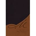 RVR60, Biblia de Estudio MacArthur, Letra grande, Leathersoft, Café, con Índice y Cierre (Spanish Edition)