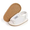 RVROVIC Baby Boys Girls Sandals Premium Infant Summer Outdoor Shoes PU Lightweight Soft Anti-Slip Sole Toddler Prewalker