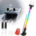 RVZONE 16‑Inch RGBW 180°Fold‑Down IP67 Boat Anchor Light with Remote