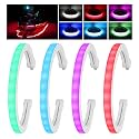 RVZONE 20" 12V RGBW LED Boat Strip Lights 4Pcs Waterproof Marine Lights